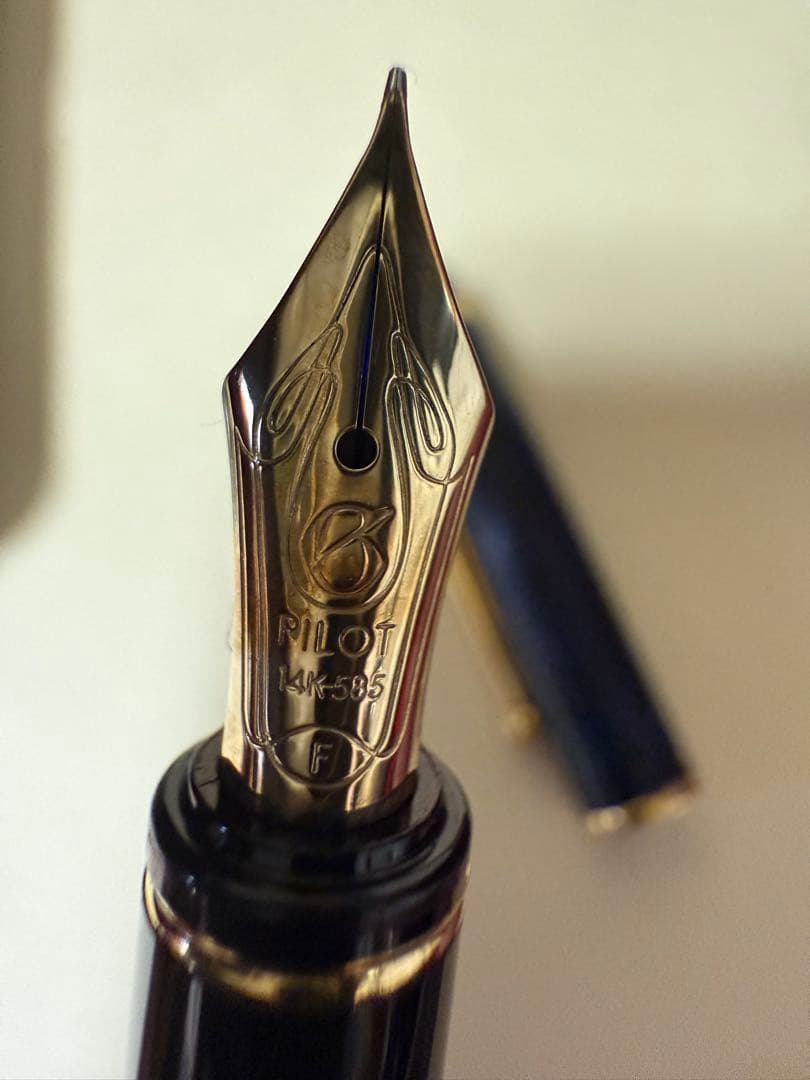 Pilot 万年筆 GRANCE ブルーマーブル 14K