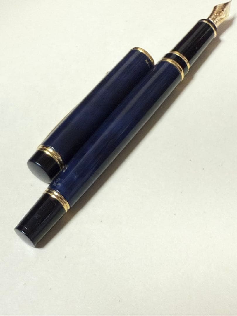 Pilot 万年筆 GRANCE ブルーマーブル 14K