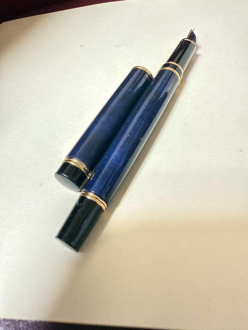 Pilot 万年筆 GRANCE ブルーマーブル 14K