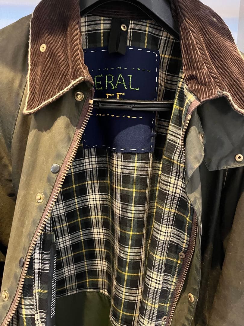 Barbour Bedale 46 ERAL55 刺し子刺繍入り