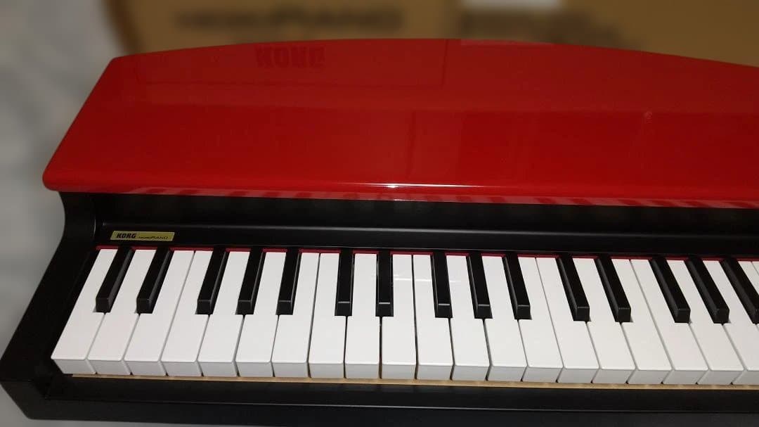 KORG MICROPIANO マイクロピアノ ミニ鍵盤61鍵 レッド