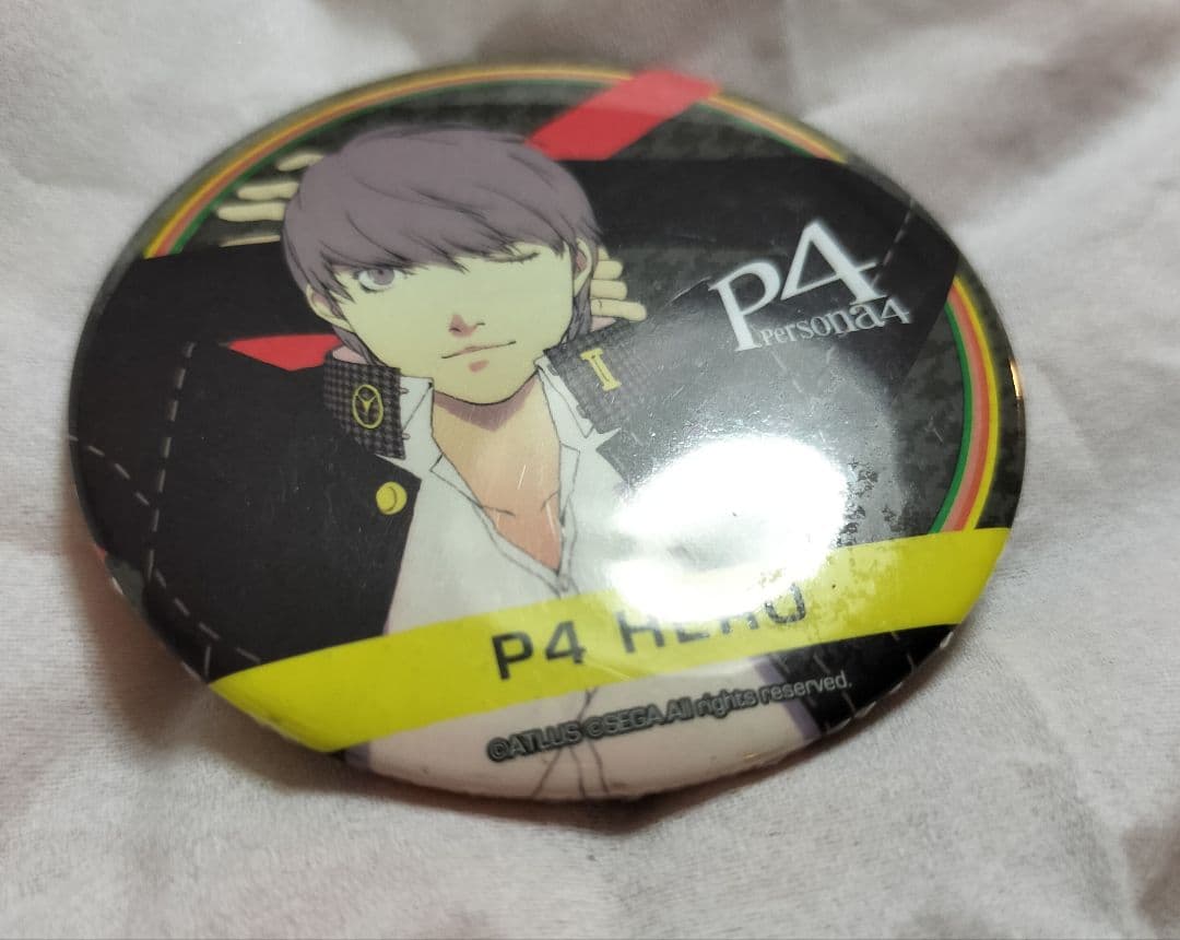 Persona4 ペルソナ4 GEO ゲオ限定　缶バッジ　主人公　鳴上悠