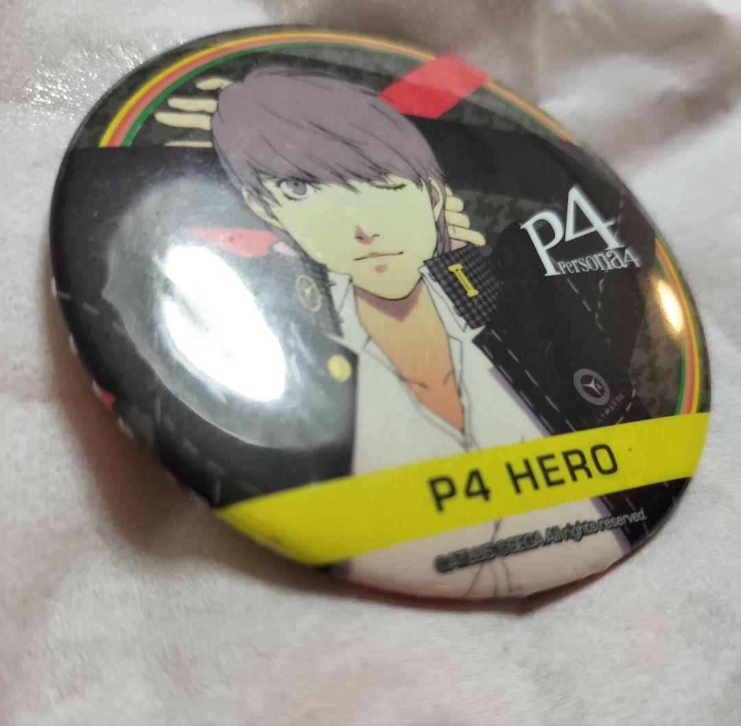 Persona4 ペルソナ4 GEO ゲオ限定　缶バッジ　主人公　鳴上悠