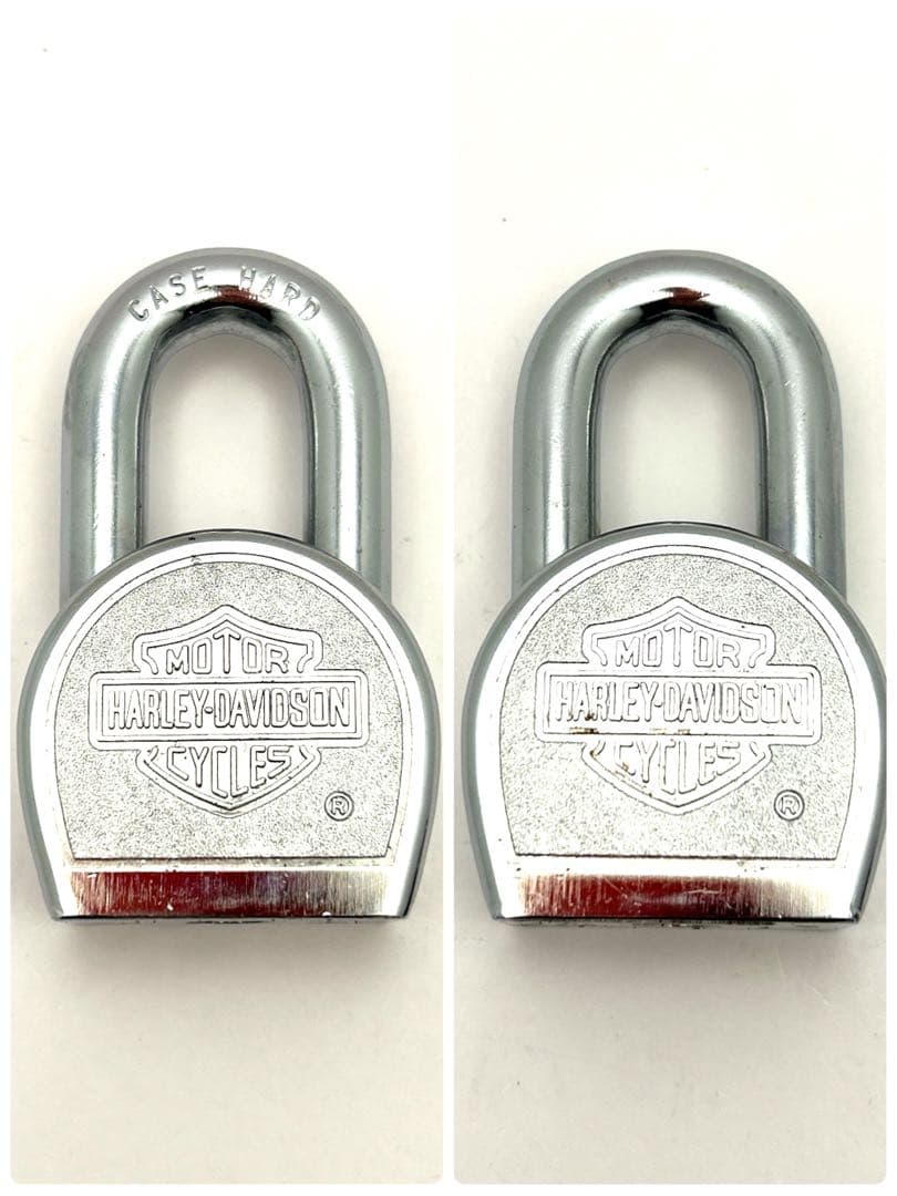 ハーレー純正パドロック　ショベル　ハンドルロック　南京錠