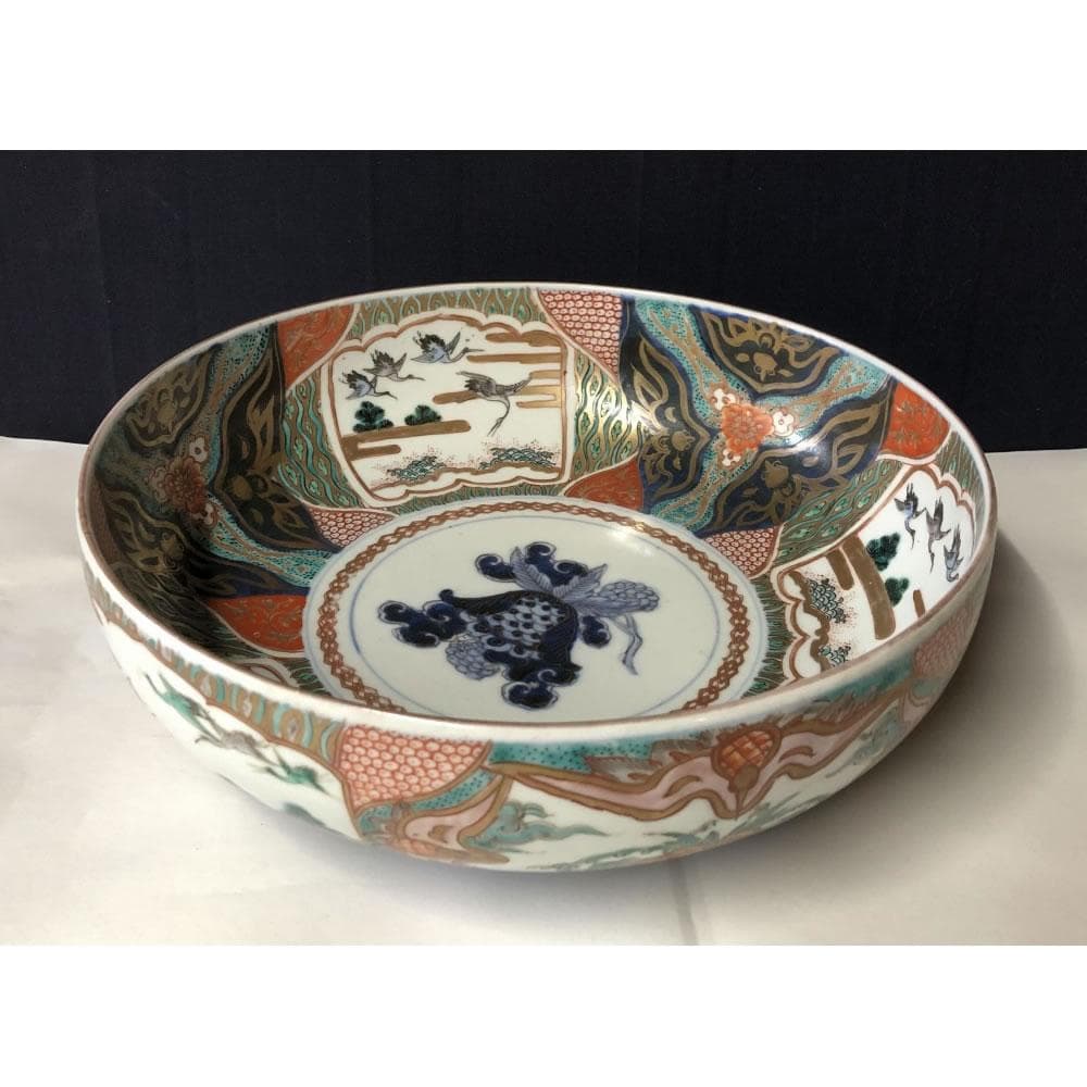 e1317 古伊万里 色絵鉢 色絵 鉢