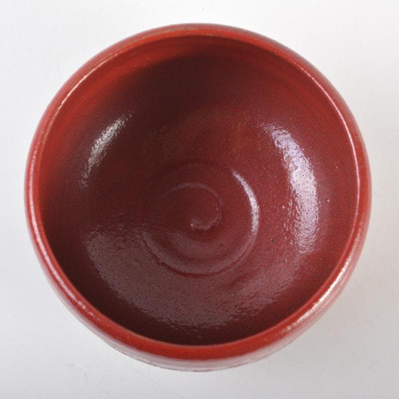 茶道具　赤楽茶碗　在銘　時代箱付　N　6504