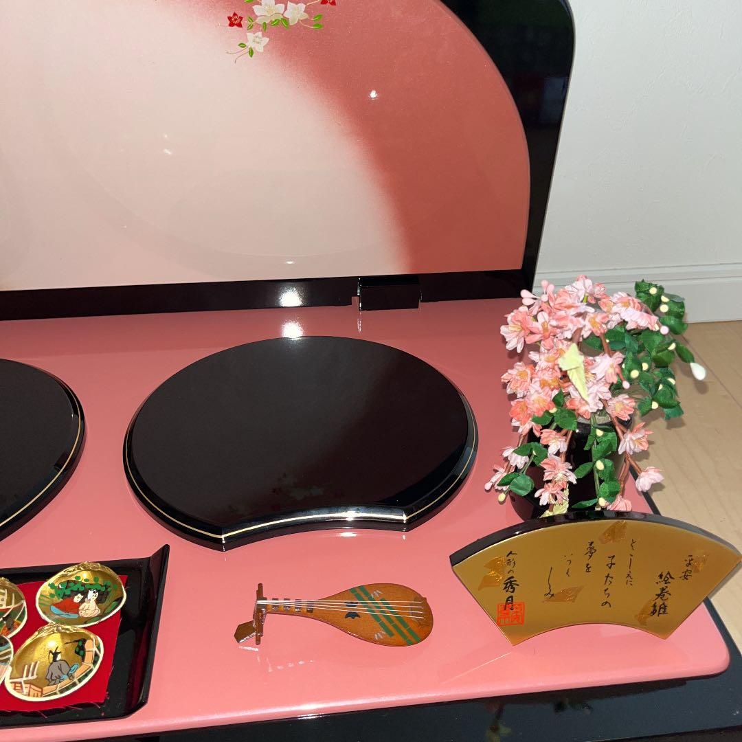 雛人形一式　屏風　小物