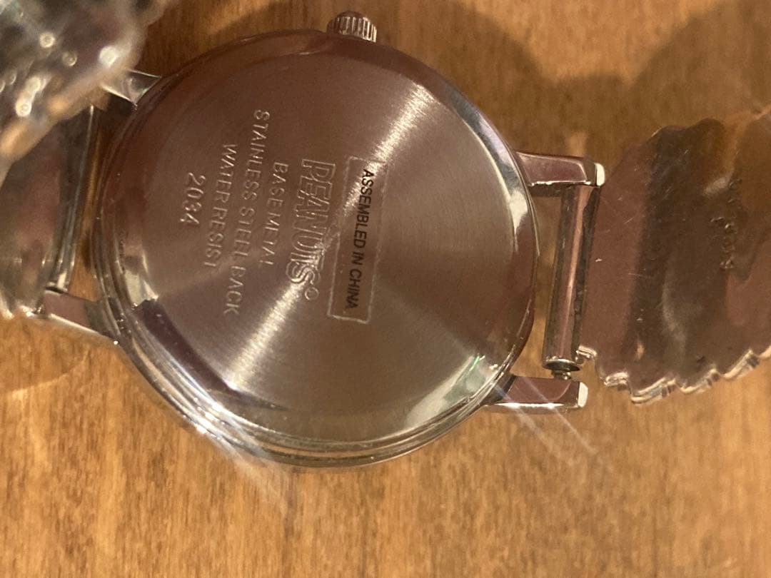 ナバホ族RB作オニキスシルバー腕時計　スヌーピー腕時計　インディアンジュエリー