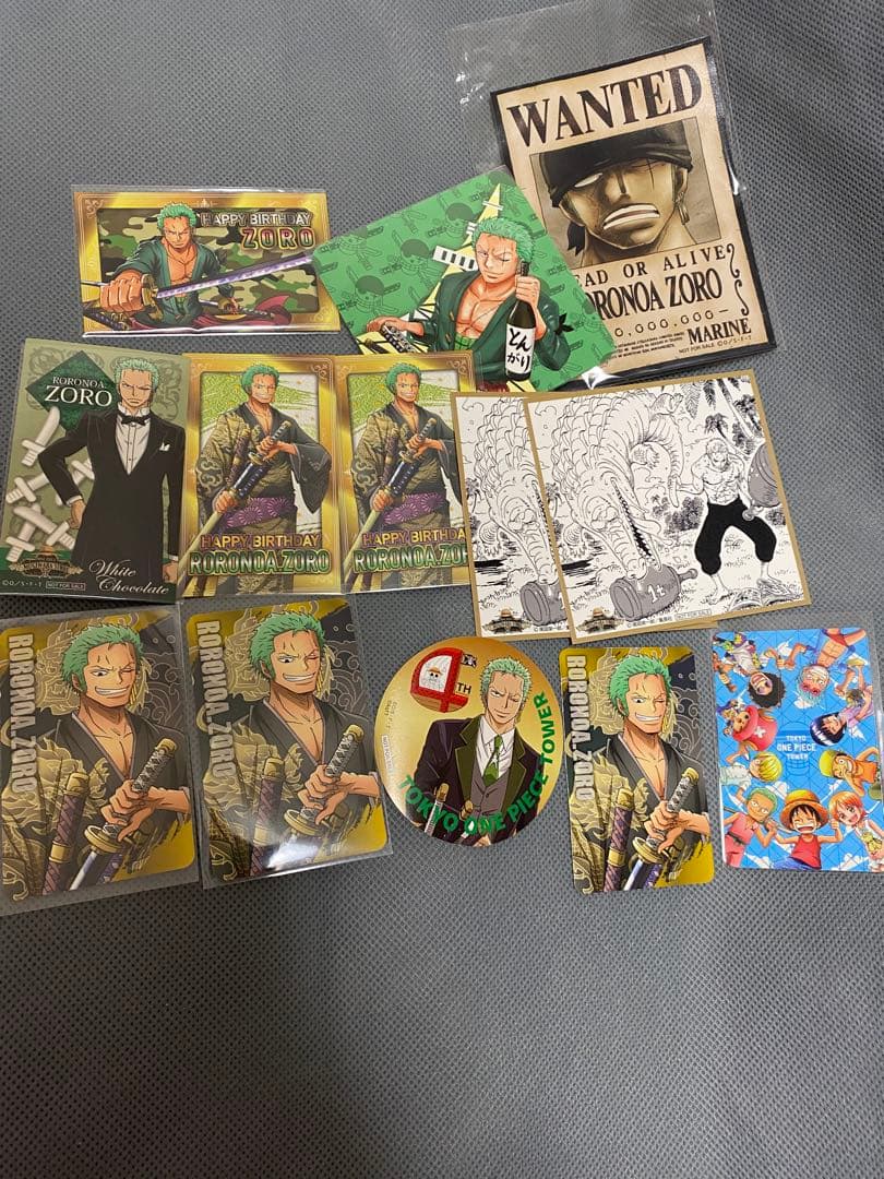 ロロノア・ゾロ 東京ワンピースタワー ステッカー カード