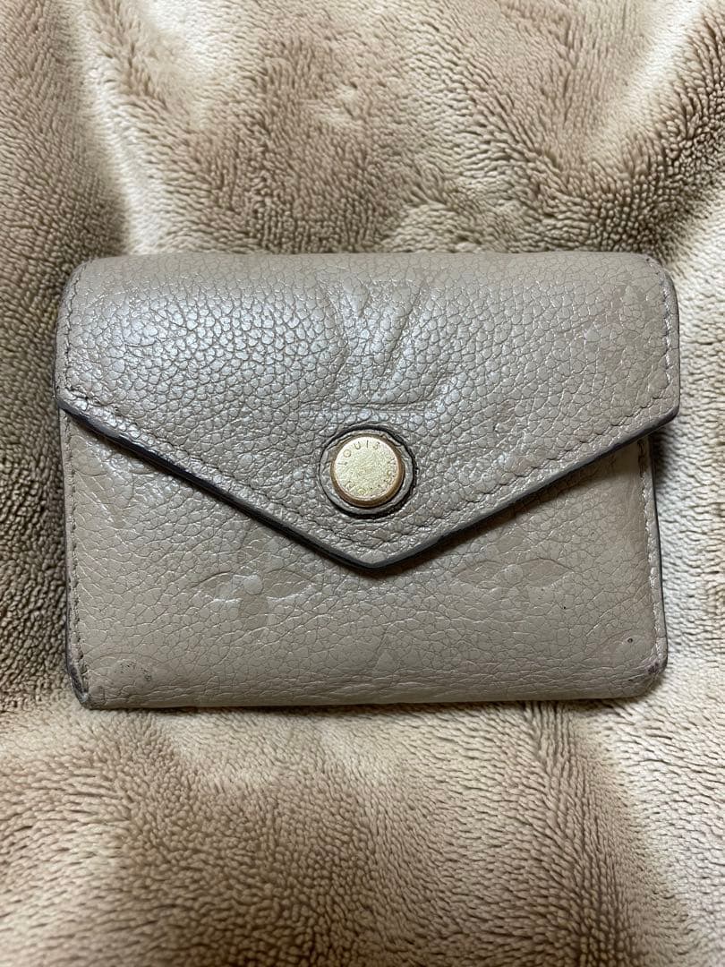 ひかるさん専用　LOUIS VUITTON グレー 三つ折り財布