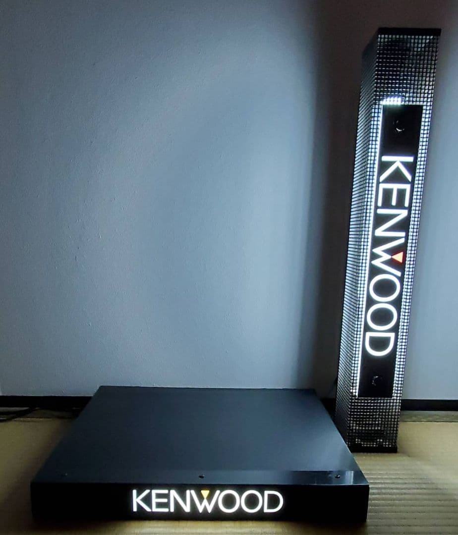 KENWOOD ・ランプ付きディスプレイ ・ランプ付きミニコンポ台 セット売り
