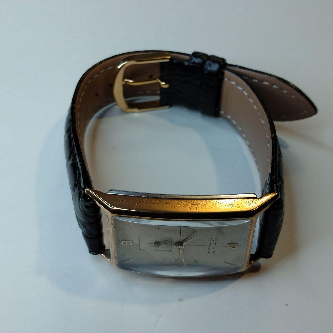 【1950s】ETTA スモセコ OH済 ヴィンテージ腕時計