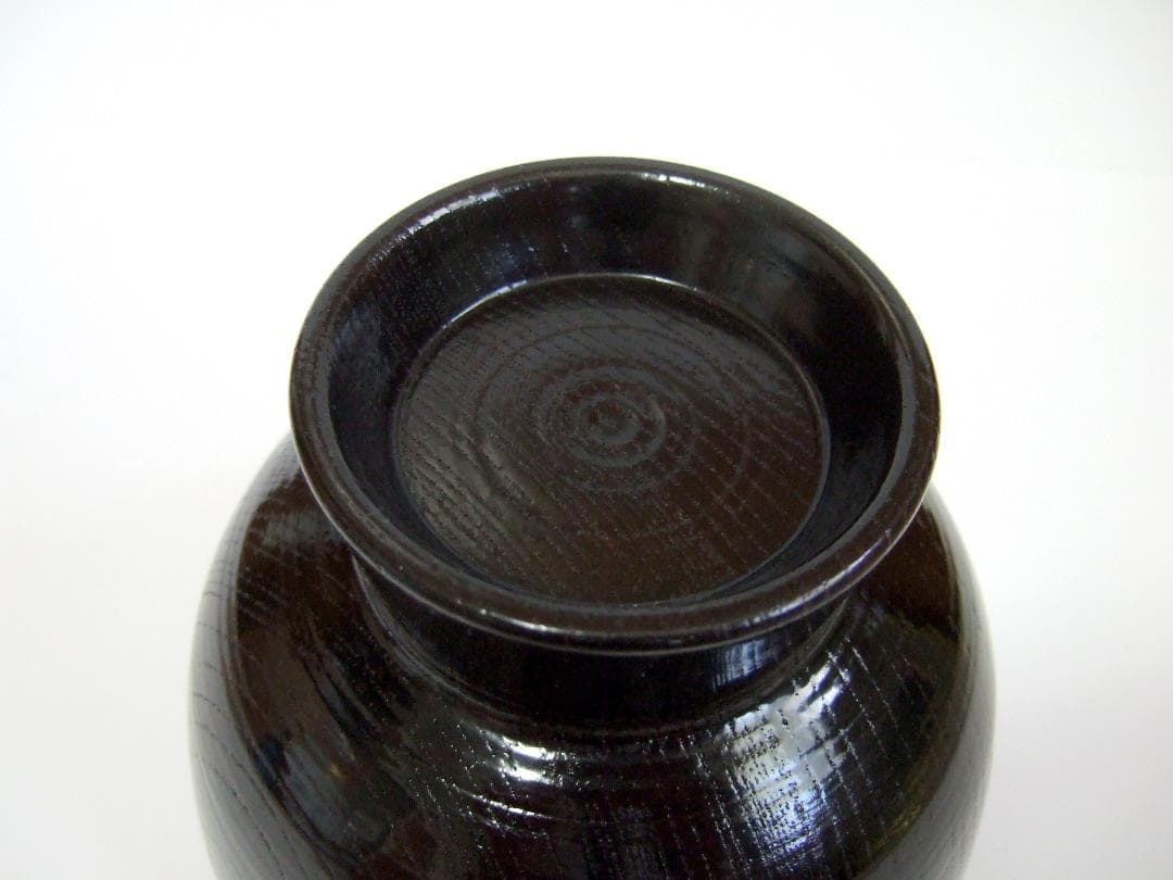 合鹿椀 黒漆 天然木 漆器 / 木製 漆塗 輪島塗