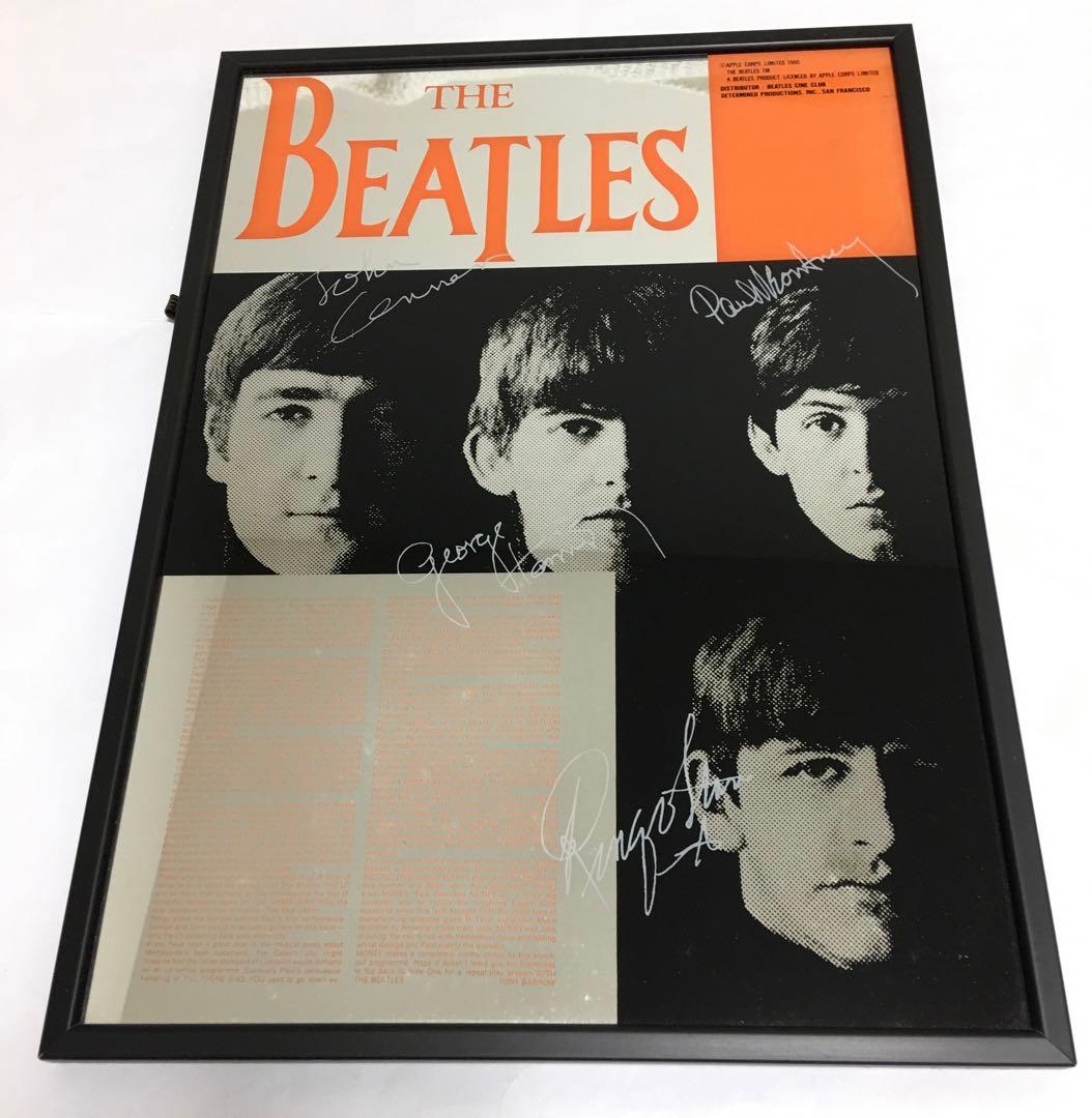 ビートルズ　Beatles パブミラー　鏡　インテリア　ディスプレイ　ビンテージ