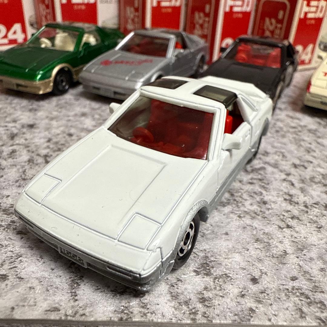 く*〜様 赤箱トミカ24　トヨタ MR2 プロトタイプ　日本製 5台セット