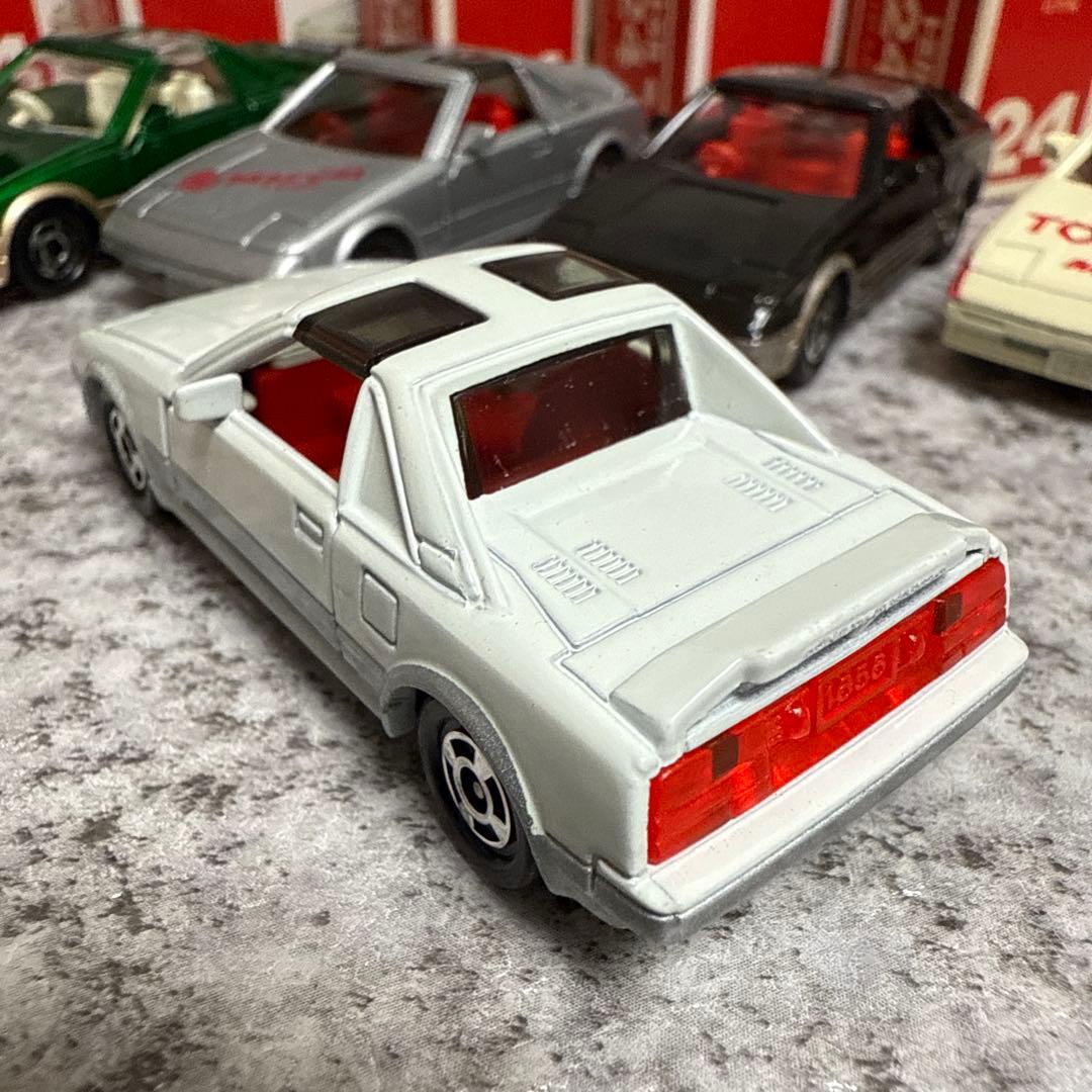 く*〜様 赤箱トミカ24　トヨタ MR2 プロトタイプ　日本製 5台セット