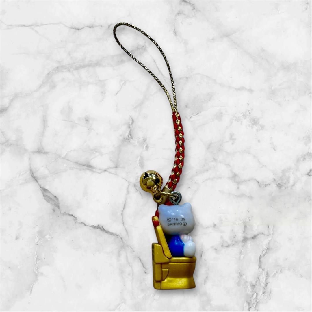 激レア　ご当地キティストラップ刈谷ハイウェイオアシス限定　デラックス金トイレ