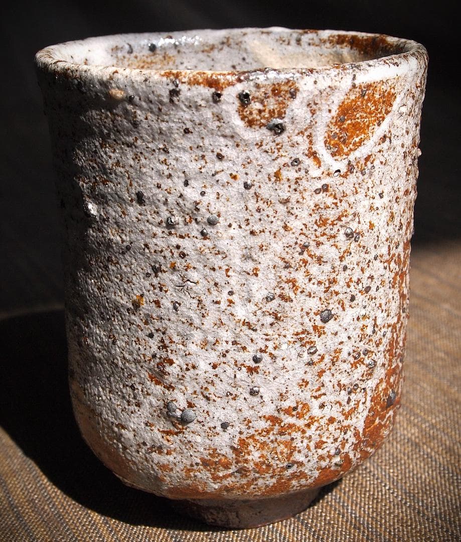 人気作家★中川恭平【師＆父：中川自然坊】★粉引唐津湯のみB