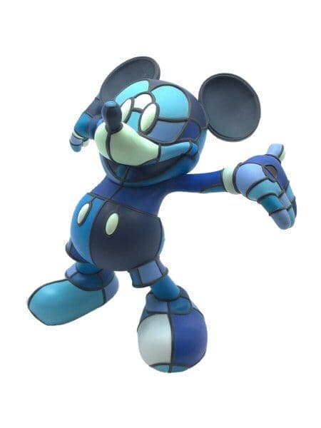 ミッキーマウス フィギュア 青