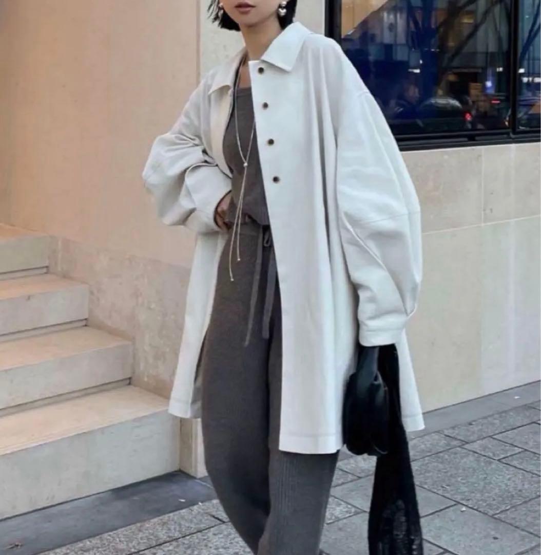 タグ付き未使用　etre tokyo ボリュームスリーブオックスショートコート