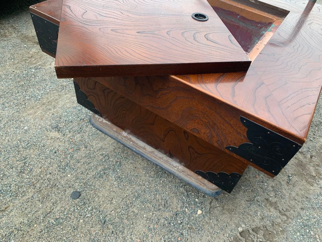 囲炉裏 炉端 炭 座卓 火鉢 天然木 インテリア家具 囲炉裏机 古民具