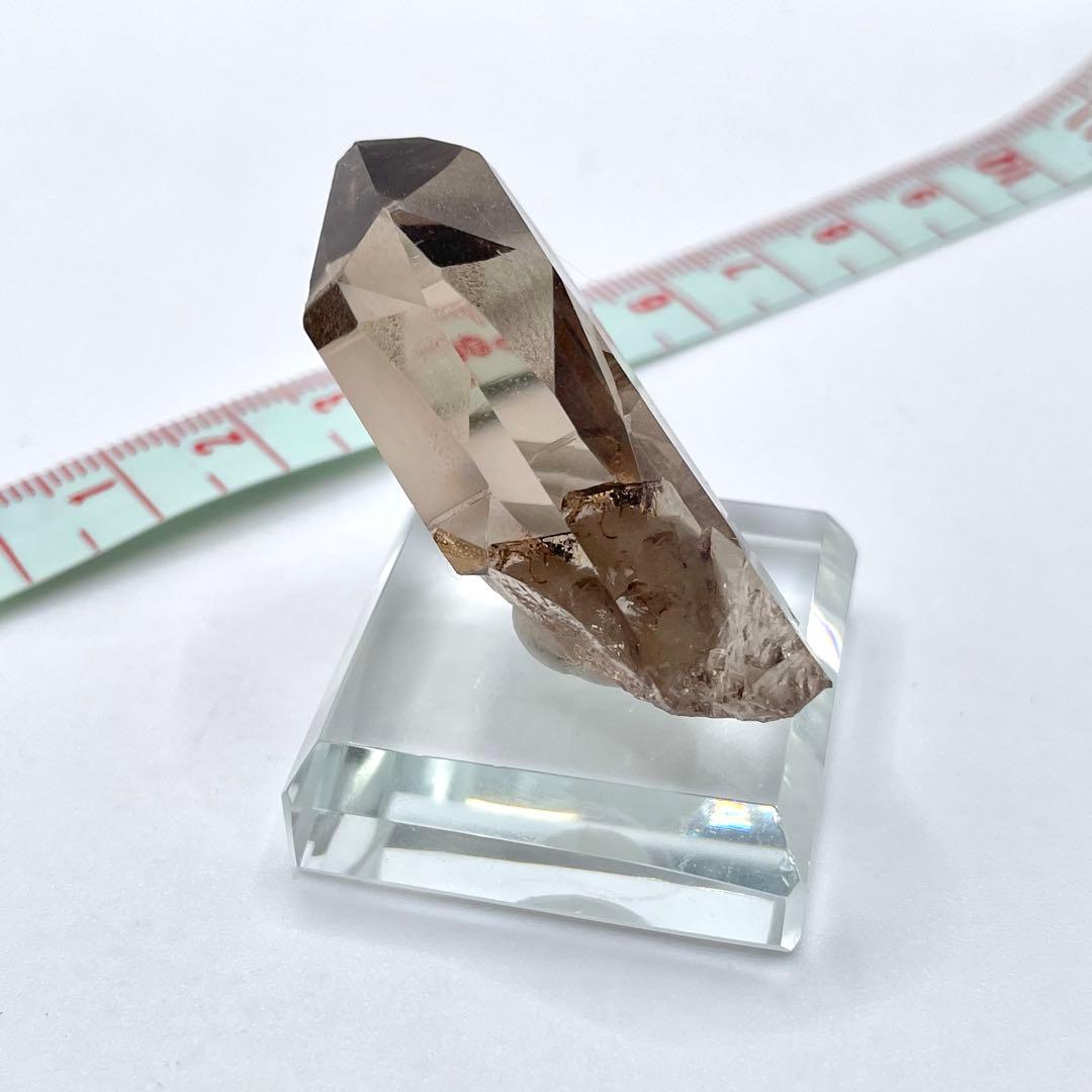 スイスTiefen Glacier アルパインスモーキークォーツ 鉱物標本
