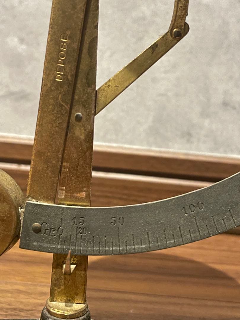 フランス製　アンティーク　レタースケール