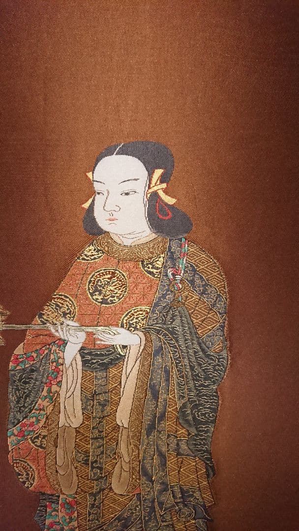 ☀️聖徳大子考養尊影☀️(西陣手織唐錦)美品☆(12月31日迄御値引き販売中)