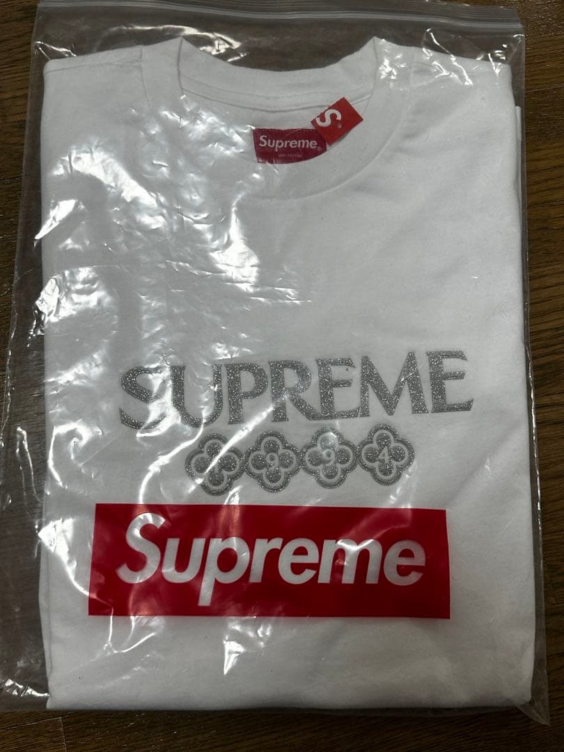Supreme Tシャツ Mサイズ 白 100%コットン SNKR DUNK