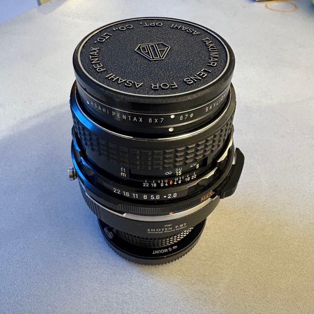 本日限定【極上品】PENTAX 67 6x7 90mm F2.8 GFXアダプタ