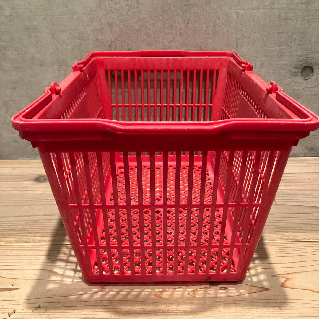 昭和レトロ　ダイエー＆グルメシティ　買い物かご　レトロポップ　収納　かご　店舗