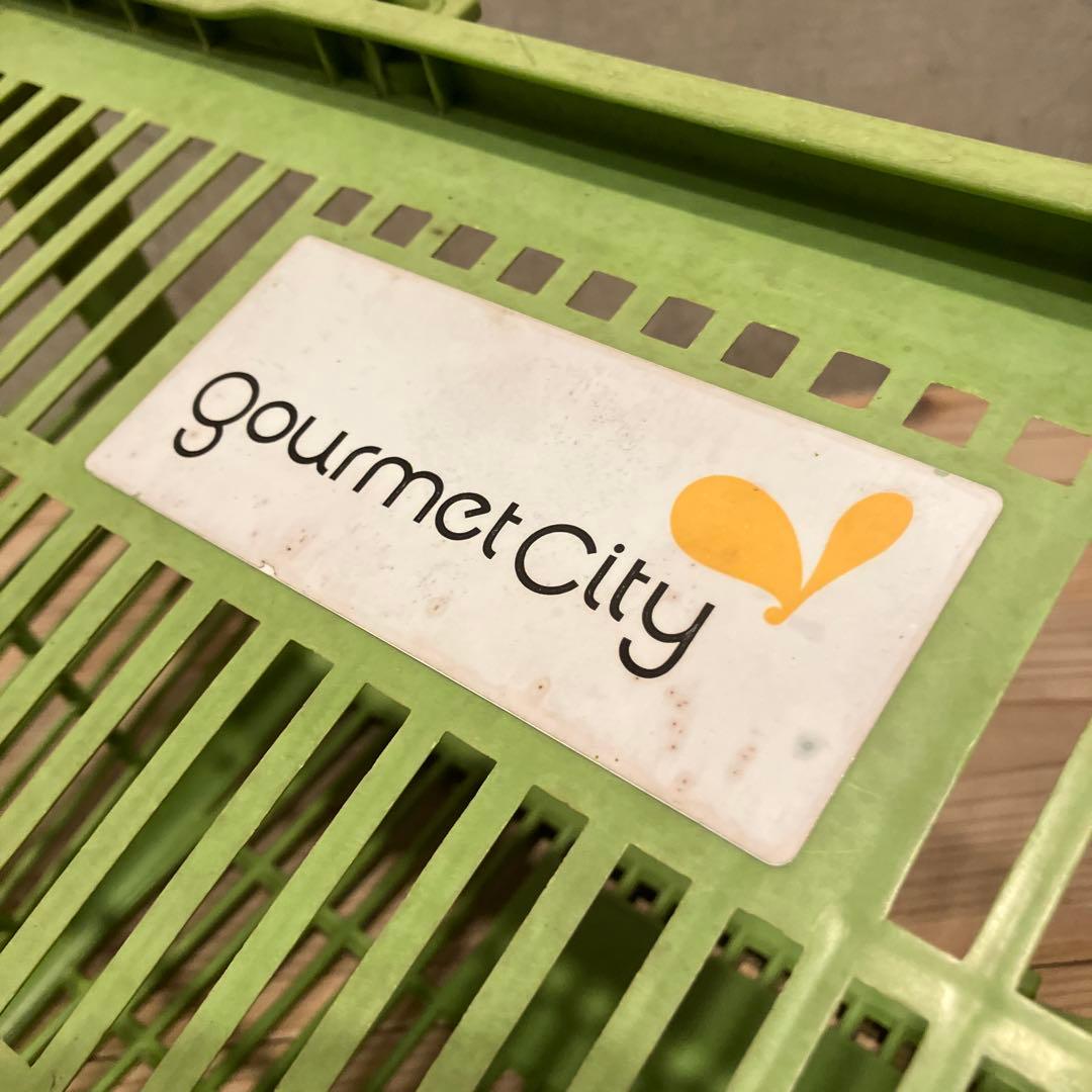 昭和レトロ　ダイエー＆グルメシティ　買い物かご　レトロポップ　収納　かご　店舗