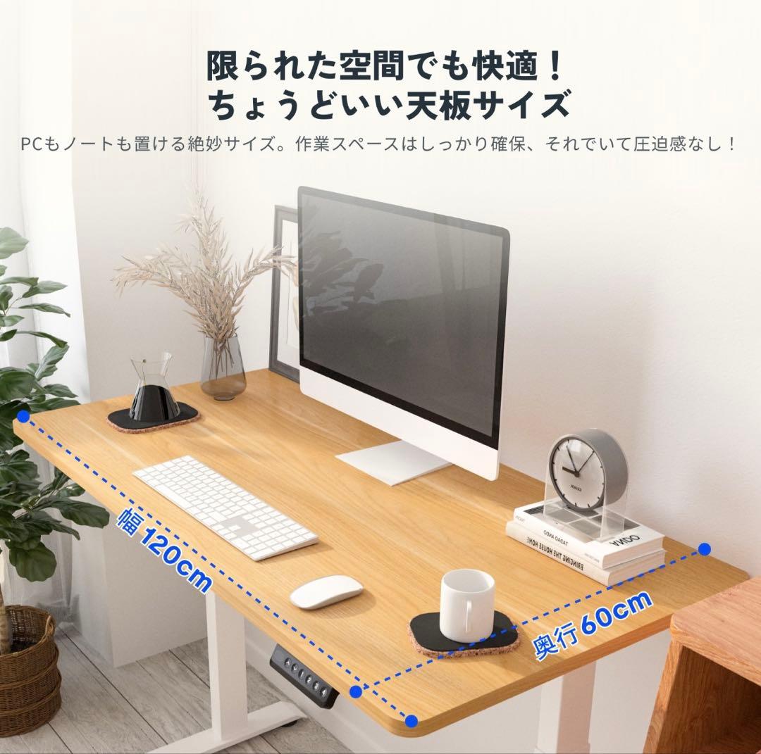 FlexiSpot 電動昇降デスク E9WM 幅120cm
