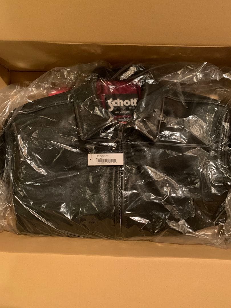 ジャケット・アウター Supreme Schott Leather Racer Jacket