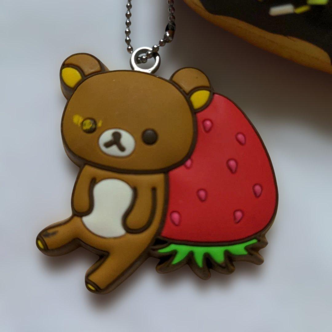 訳あり　激レア　スクイーズ　ストラップ　Rilakkuma　エクレア　リラックマ