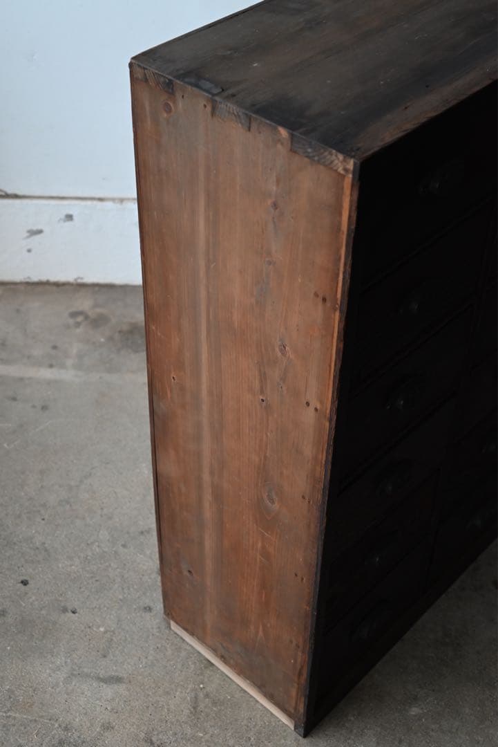 ① 店舗什器 引出 古家具 古道具 古美術 骨董 アンティーク 箪笥 抽斗