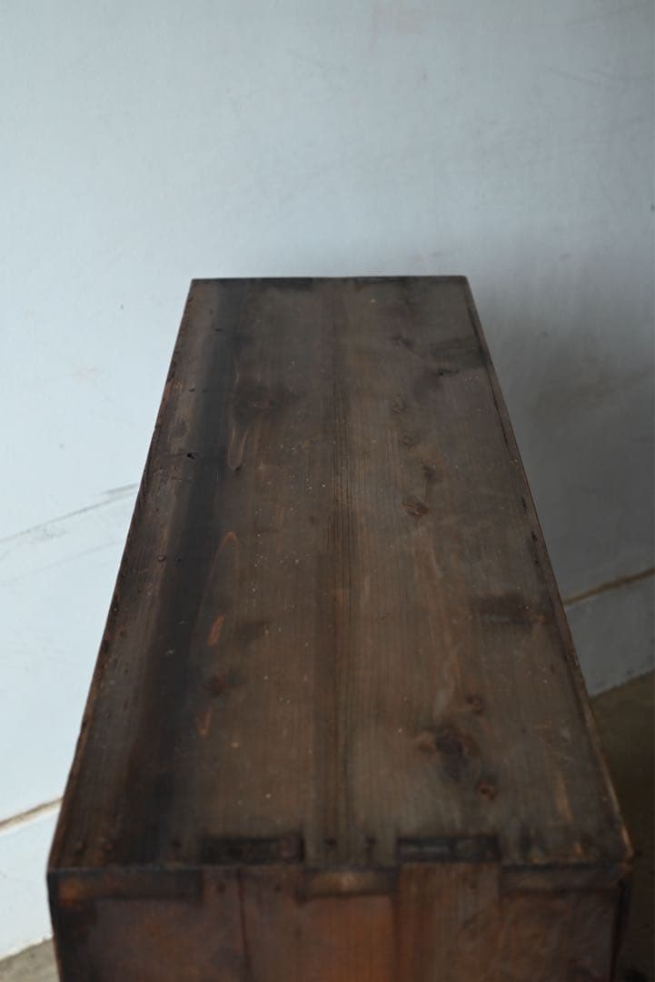 ① 店舗什器 引出 古家具 古道具 古美術 骨董 アンティーク 箪笥 抽斗