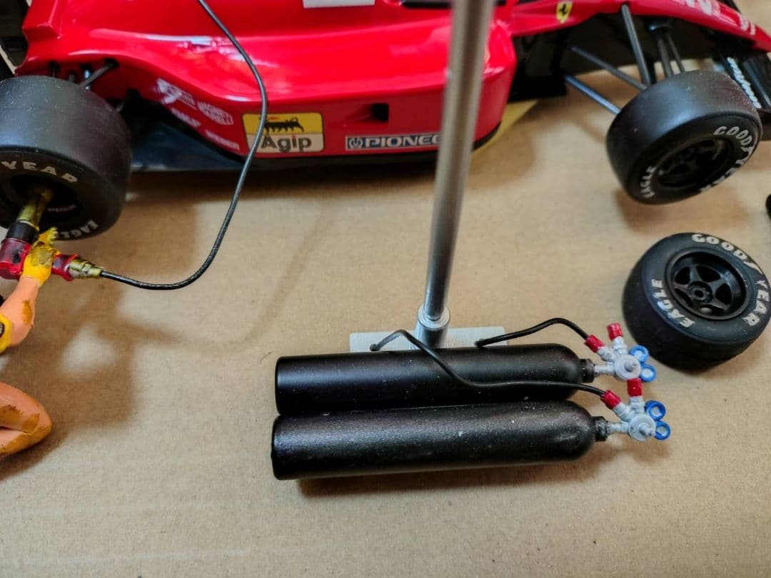 1/20 タミヤ　ミニカー　ピットクルー　セット