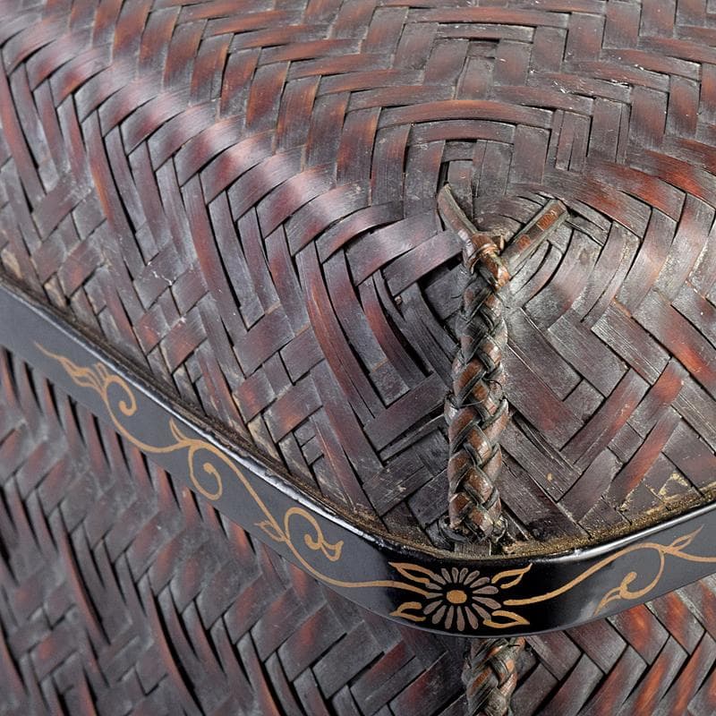 華山作　御所籠　皆具共　茶碗　棗など　十三点一式　仕覆付　共箱　F　R7699B