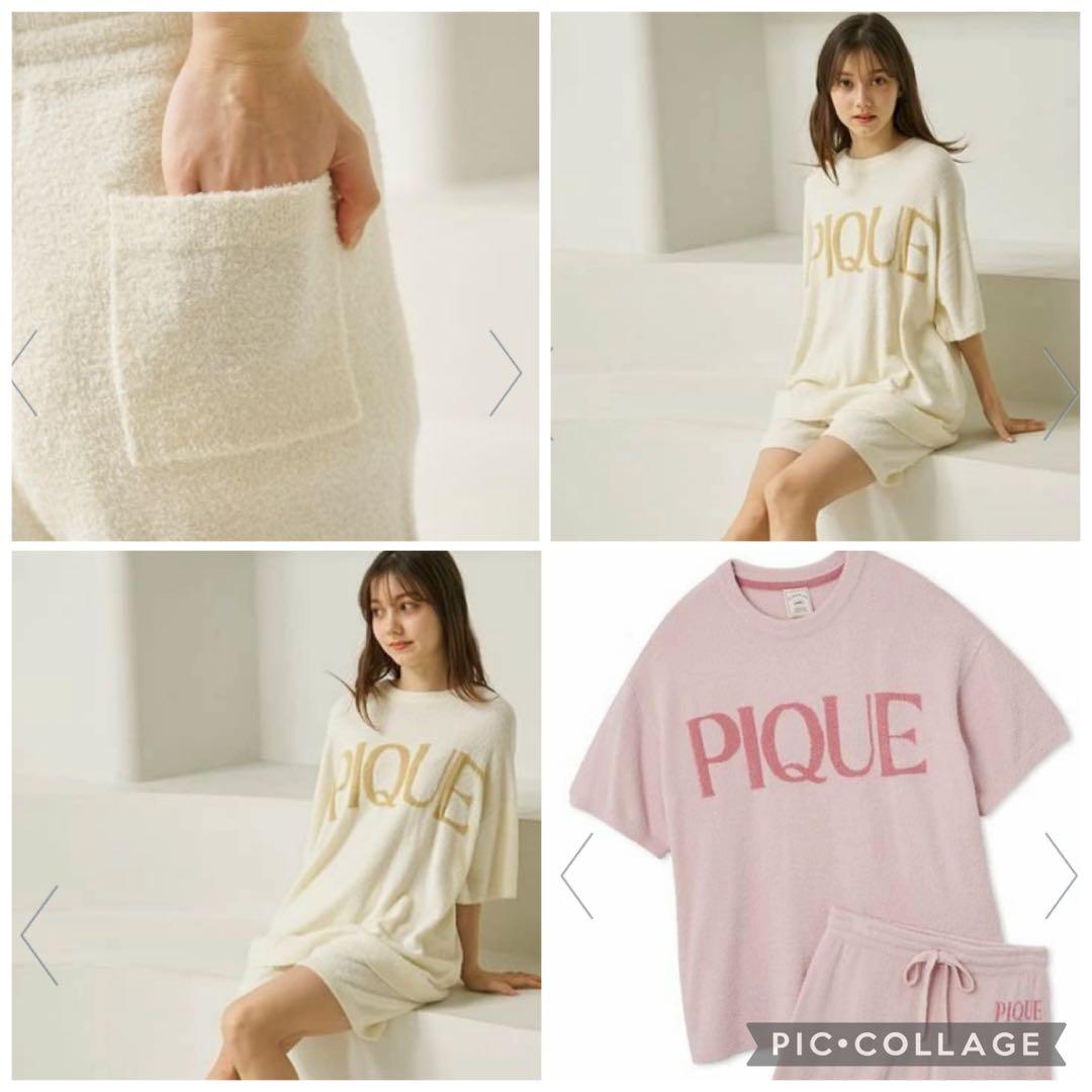 【新品】ジェラピケ スムーズィーロゴジャガードプルオーバー&ショートパンツセット