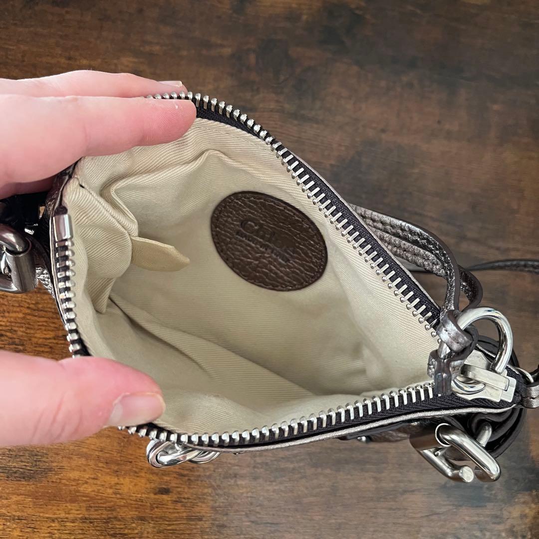 新品同様 美品 Chloe クロエ レザー パディントン ミニバッグ