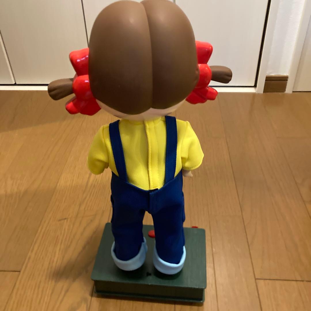 不二家　ダンシングペコちゃん　人形　ジーンズ　未使用