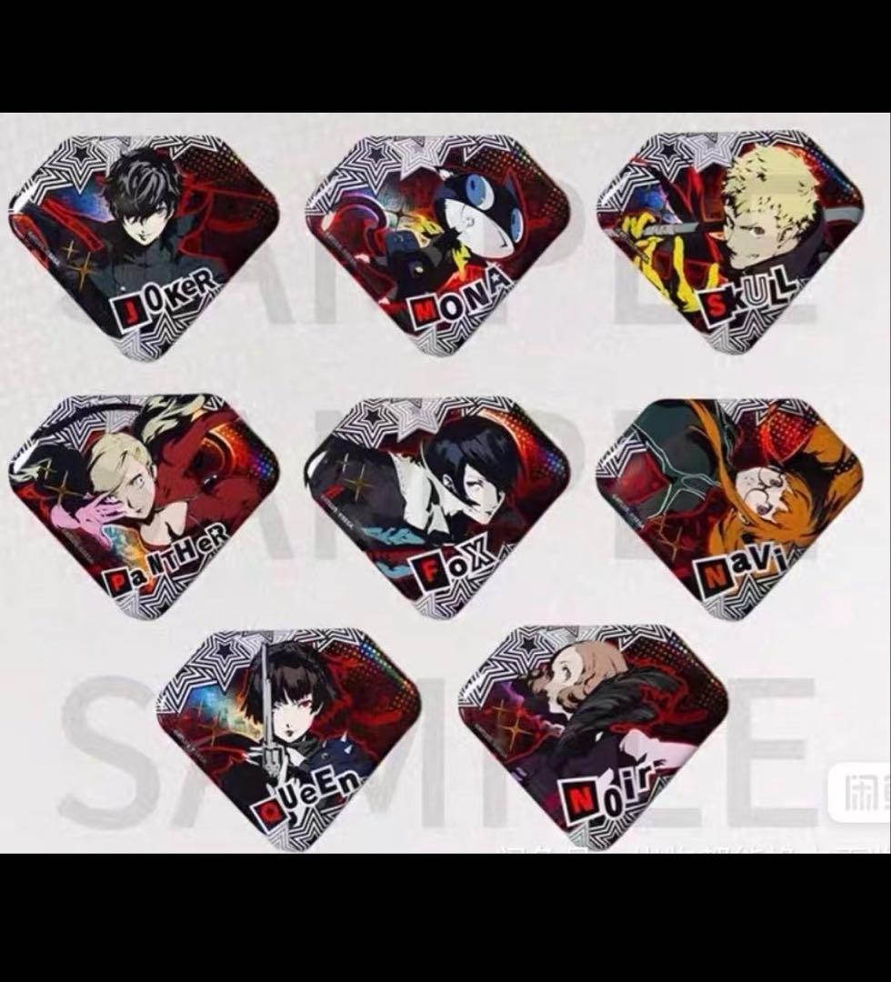 引越し代　中国限定　ペルソナ5 P5R GuGuGuGu 缶バッジ 非売品