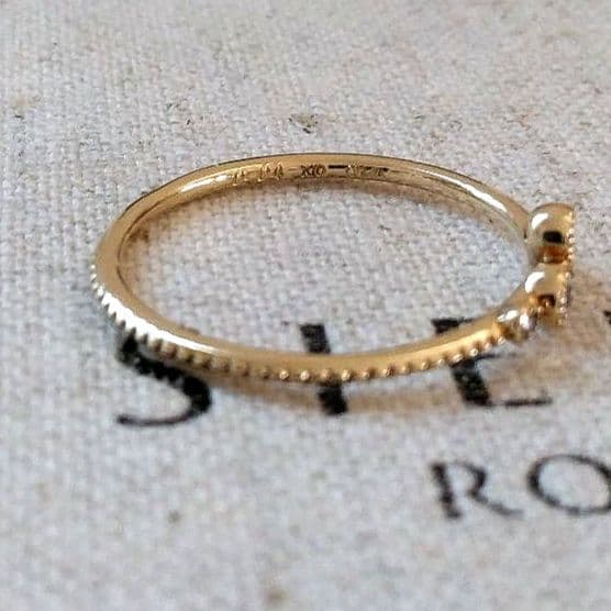 お取り置き★シエナ K10 ダイヤモンド リング 9号 おひつじ座 ゾディアック