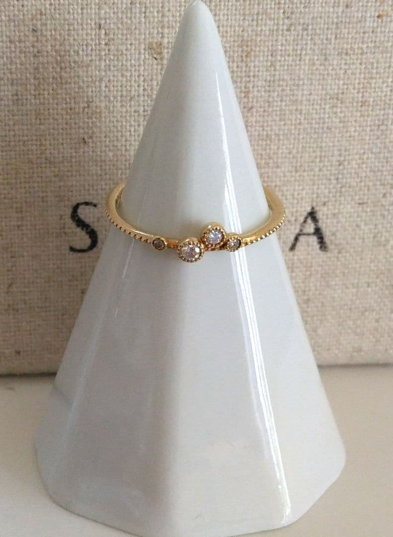 お取り置き★シエナ K10 ダイヤモンド リング 9号 おひつじ座 ゾディアック