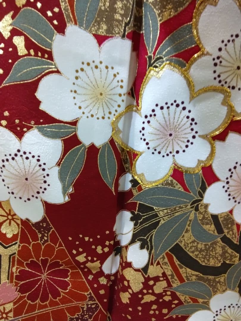 振袖フルセット、やまと誂製成人式、重ね衿、帯揚げ帯締め西陣袋帯、襦袢、ガード加工