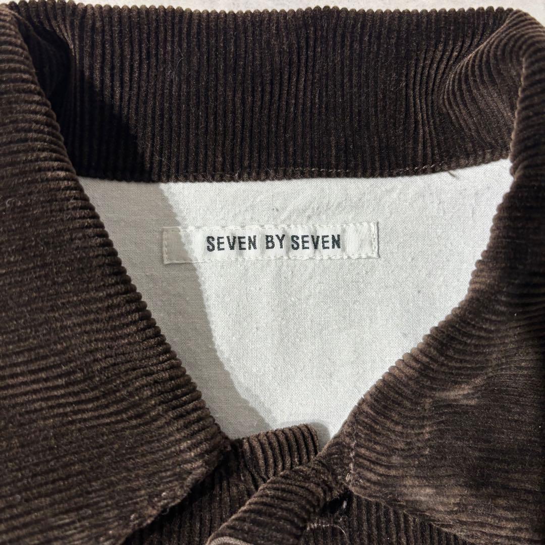 S*a様 sevenbysevenセブンバイセブン コーデュロイジャケット ブラ