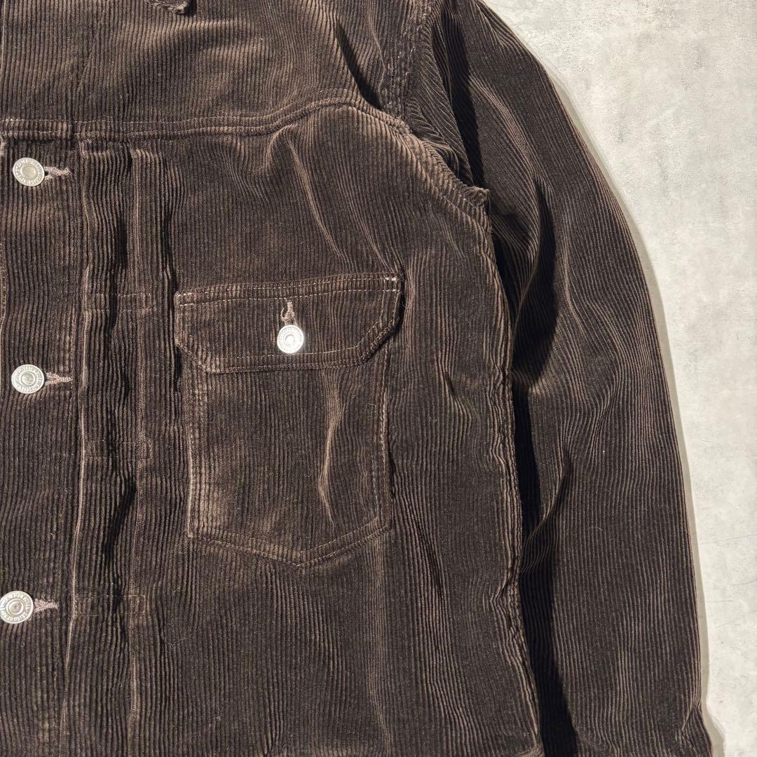 S*a様 sevenbysevenセブンバイセブン コーデュロイジャケット ブラ