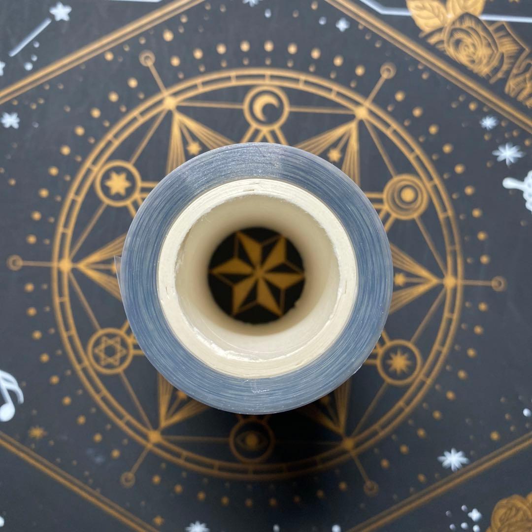 【9249】海外　マステ　中古巻　貝殻光マスキングテープ　お花系　紫