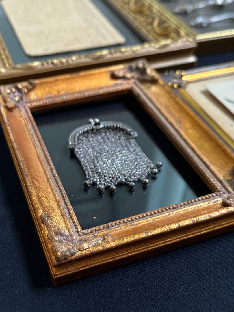 ◆フランスアンティーク｜写真立てフレームフォトスタンド木枠額縁額装ガラス壁掛け